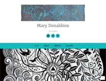 Tablet Screenshot of marydonaldson.com